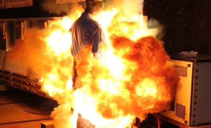 arc flash risk manikin Marina Textil
