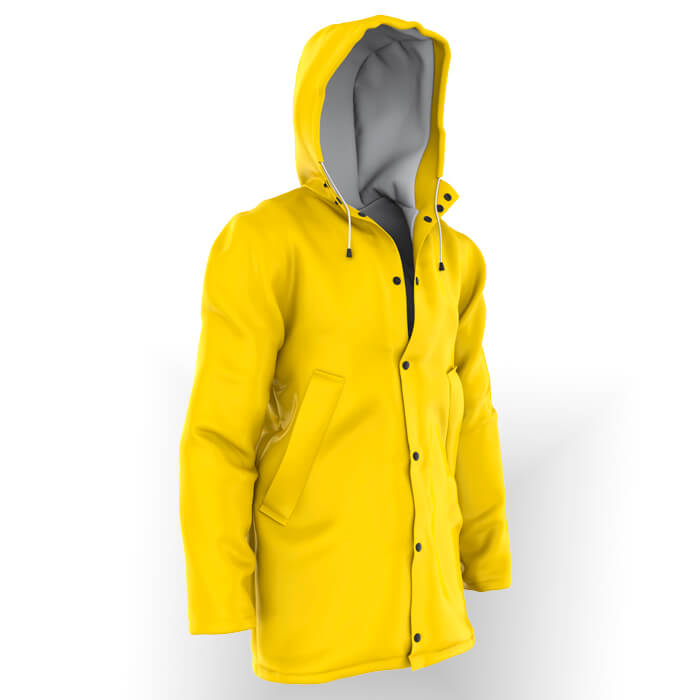 High visibility fire resistant rain coat Marina Textil